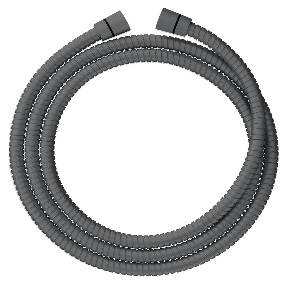 SparkPod Quick Install Shower Hose Replacement - 79 Inches charcoal Grey